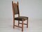 Juego de sillas de comedor danesas de roble con respaldo alto, años 60, Imagen 1