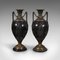 Antique Italian Marble Display Vases Decorative Urn, 1870s, Set of 2 2