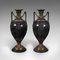 Antique Italian Marble Display Vases Decorative Urn, 1870s, Set of 2 3