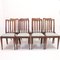 Early 20th Century Art Nouveau Oak Architectural Chairs, Set of 8 4