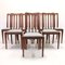 Early 20th Century Art Nouveau Oak Architectural Chairs, Set of 8 2