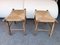Vintage French Taurus Stools in Wood and Rope by Le Corbusier, Set of 2, Image 2