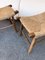 Französische Vintage Stier Hocker aus Holz & Seil von Le Corbusier, 2er Set 6