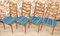 Turquoise Dining Chairs, 1960s, Set of 4, Image 5