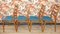 Turquoise Dining Chairs, 1960s, Set of 4, Image 2