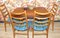 Turquoise Dining Chairs, 1960s, Set of 4 7