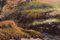 Grande Etude Post Impressionniste de Saules dans un Paysage d'Automne, Huile sur Toile, Encadrée 6