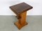 Art Deco French Oak Side Table, 1920s, Image 6