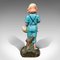 Antike französische Figur eines Bauernmädchens 6