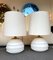 Large Italian Ceramic and Brass Lamps, 1970s, Set of 2 1
