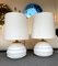 Large Italian Ceramic and Brass Lamps, 1970s, Set of 2, Image 1