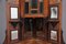 Mueble esquinero de caoba con incrustaciones, siglo XIX, Imagen 12