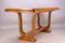 Art Deco English Walnut Dining Table and Chairs, 1930s, Set of 7 4