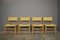 Dordogne Chairs in the Style of Charlotte Perriand for Robert Sentou, 1968, Set of 4 3