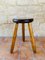 Vintage French Farmhouse Milking Stool, 1960s 1