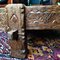 Carved Teak Low Grinder Table, 1940s 7