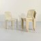 White Selene Chairs by Vico Magistretti for Artemide, 1970s, Set of 4 2