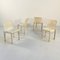 Weiße Selene Stühle von Vico Magistretti für Artemide, 1970er, 4er Set 3