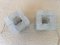 Italian Glass Cube Lamps from Poliarte, 1970s, Set of 2, Image 3