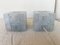 Italian Glass Cube Lamps from Poliarte, 1970s, Set of 2 4