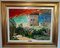 Ricard Noé, Historical Building, Oil on Canvas, Framed 1