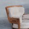 Poltrona e divano Denis Mid-Century in quercia di Guillerme Et Chambron, set di 2, Immagine 18