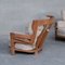 Mid-Century Oak Denis Armchair and Sofa Set by Guillerme Et Chambron, Set of 2 13