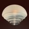 Mid-Century Italian White Murano Pendant Lamp by Mazzega, 1970s, Image 8