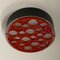 Large Alliance Ceiling Lamp with Orange Rings from Raak, 1970s 4