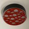 Large Alliance Ceiling Lamp with Orange Rings from Raak, 1970s, Image 4