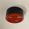 Small 1st Edition Alliance Ceiling Lamp with Orange Rings from Raak, 1970s 4