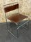 Vintage Steel Suede Chair by Giovanni Carini for Planula 2