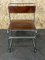 Vintage Stahl Wildleder Stuhl von Giovanni Carini für Planula 3