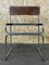 Vintage Stahl Wildleder Stuhl von Giovanni Carini für Planula 4