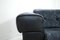 Black Leather Two-Seater Sofa from De Sede, 1970 26