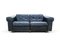 Black Leather Two-Seater Sofa from De Sede, 1970 2