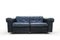 Black Leather Two-Seater Sofa from De Sede, 1970 1