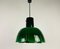 Lámpara colgante alemana en verde de Peill & Putzler, años 70, Imagen 10