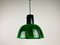 German Green Hanging Lamp from Peill & Putzler, 1970s 6