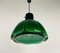 Lámpara colgante alemana en verde de Peill & Putzler, años 70, Imagen 8