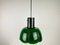 German Green Hanging Lamp from Peill & Putzler, 1970s 7