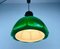 Lámpara colgante alemana en verde de Peill & Putzler, años 70, Imagen 3