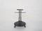 Glass and Black Metal Bar Cart or Trolley, 1980s, Image 1