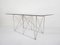 Glass and Metal Dining Table by Max Sauze, 1970s 5