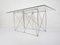 Glass and Metal Dining Table by Max Sauze, 1970s, Image 6