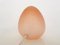 Egg Shaped Glass Table Light, 1970s 2