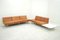 Juego de sofá modular de cuero coñac de George Nelson para Herman Miller, 1968, Imagen 3