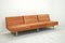 Divano modulare in pelle color cognac di George Nelson per Herman Miller, 1968, Immagine 19