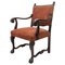 19th Century Antique Throne Armchair in Renaissance Style, Image 1