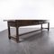 Large 19th Century French Solid Oak Chateau Dining Table, Image 6